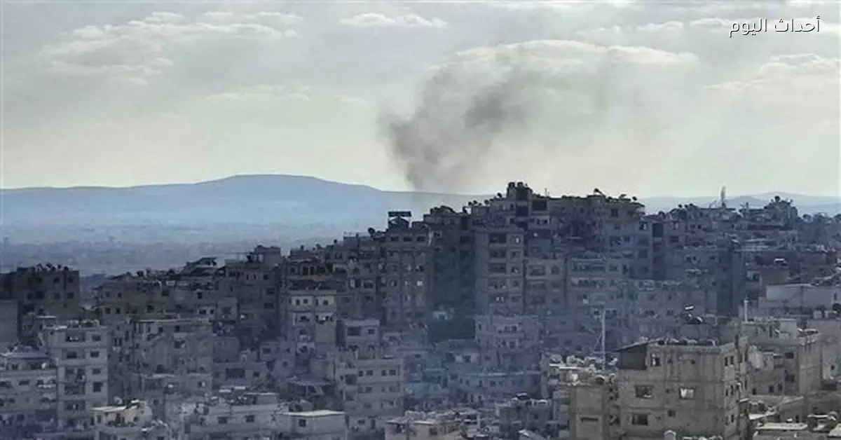 انفجار قرب منطقة المزة في دمشق حسب الإعلام السوري