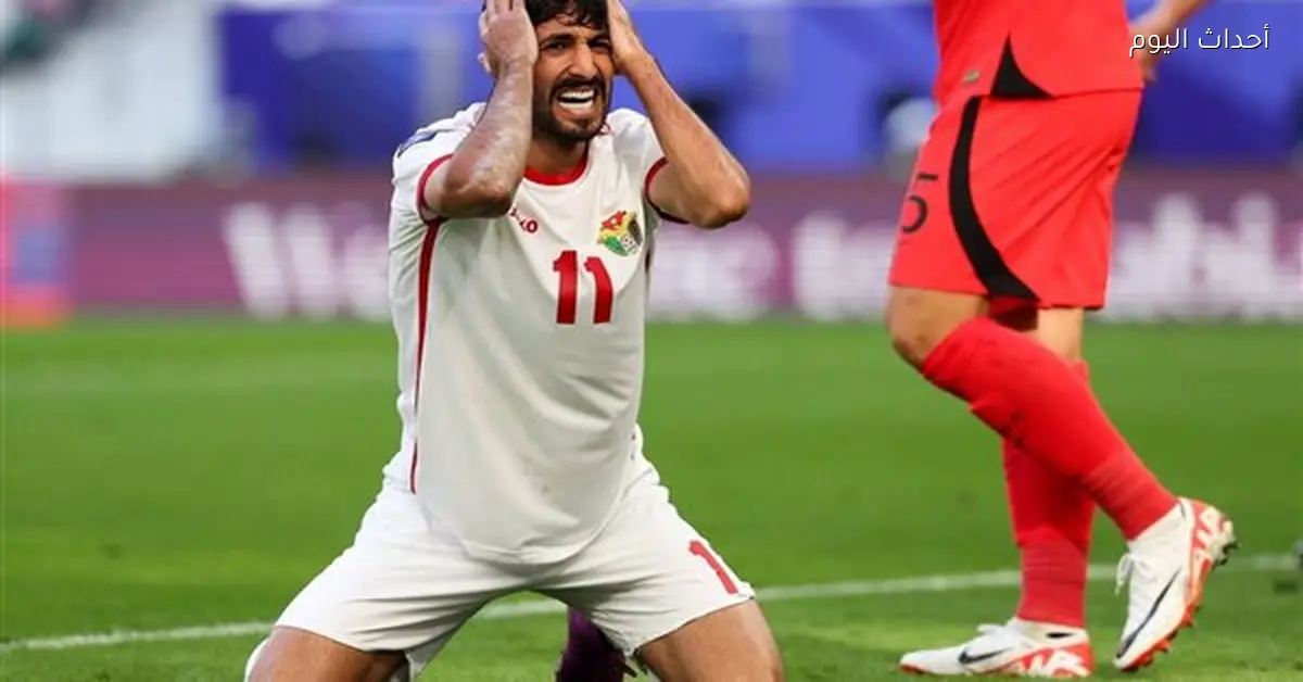 باسم النعيمات يسجل للأردن في الدقيقة 11 بكأس العرب