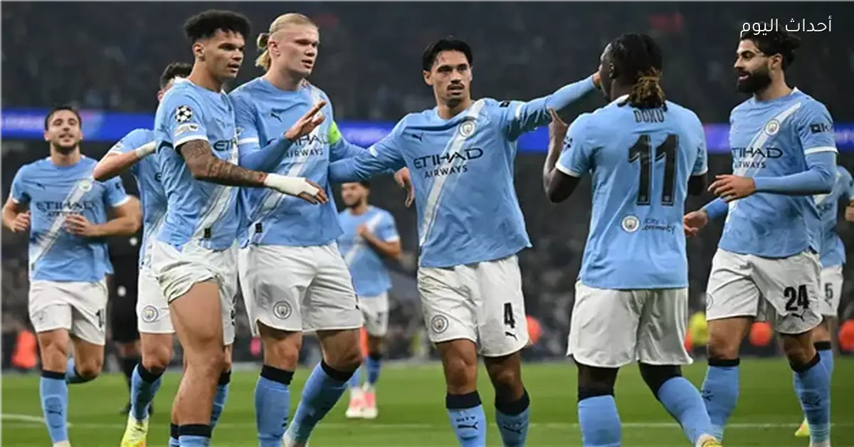 تشكيل مانشستر سيتي لمواجهة كريستال بالاس في الدوري الإنجليزي