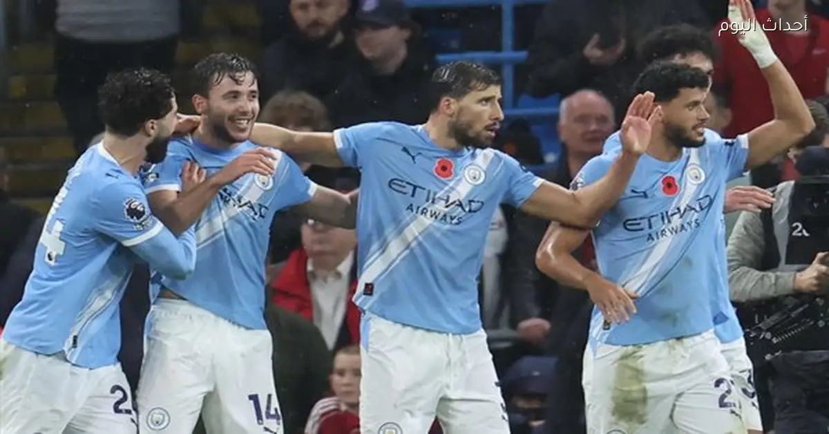 تشكيل مانشستر سيتي وكريستال بالاس في الدوري الإنجليزي اليوم