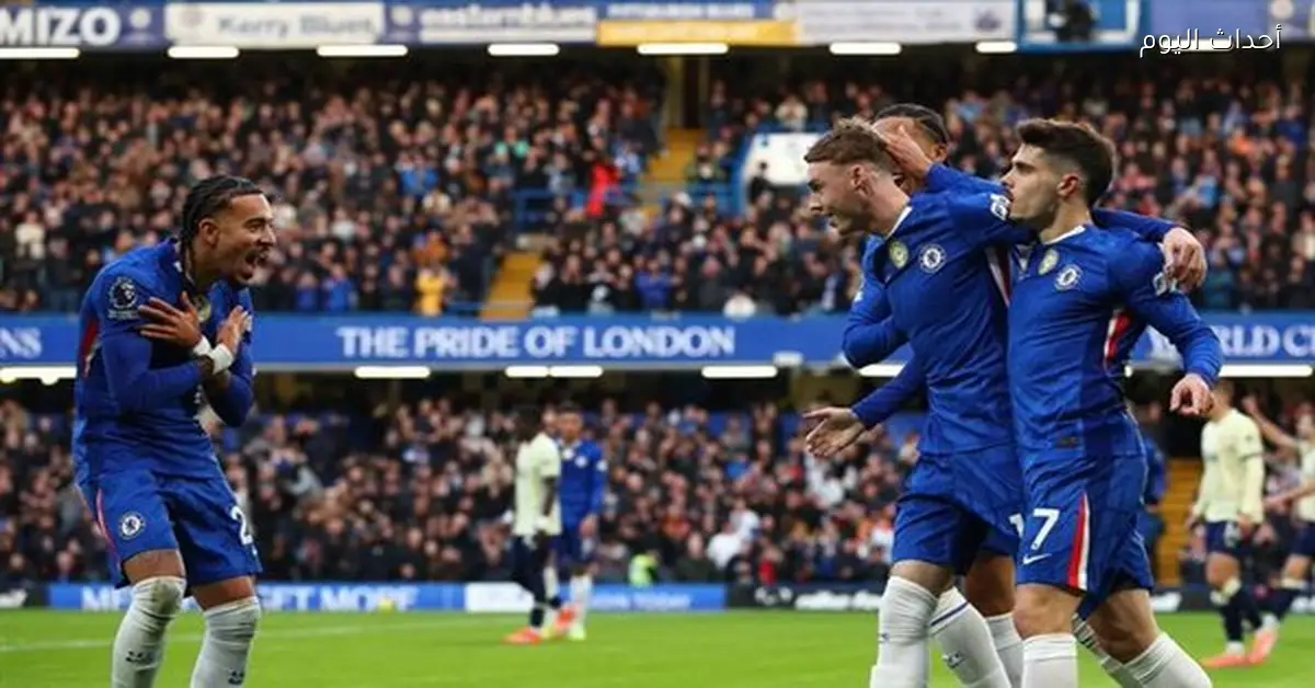 تشيلسي يفوز على إيفرتون بهدفين ويتأهل للمربع الذهبي بالدوري الإنجليزي