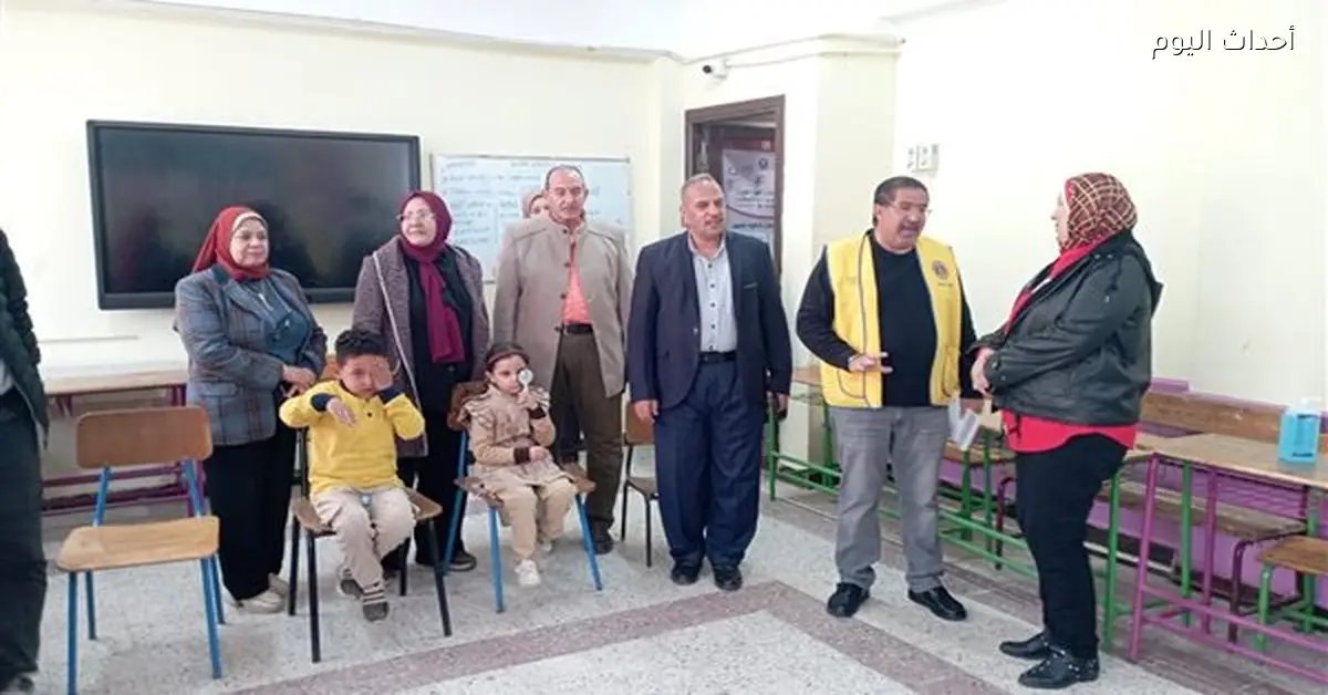 تعليم بني سويف يدعم مبادرة عيون أطفالنا مستقبلنا