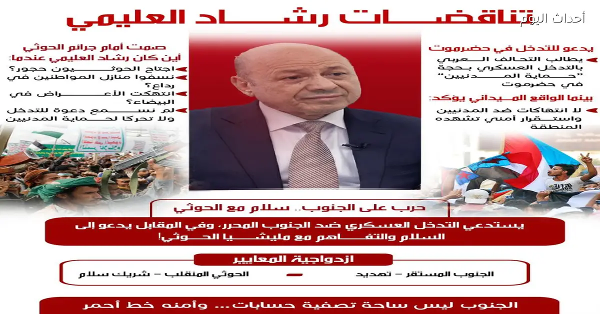 تناقضات العليمي تثير تساؤلات حول معايير حماية المدنيين