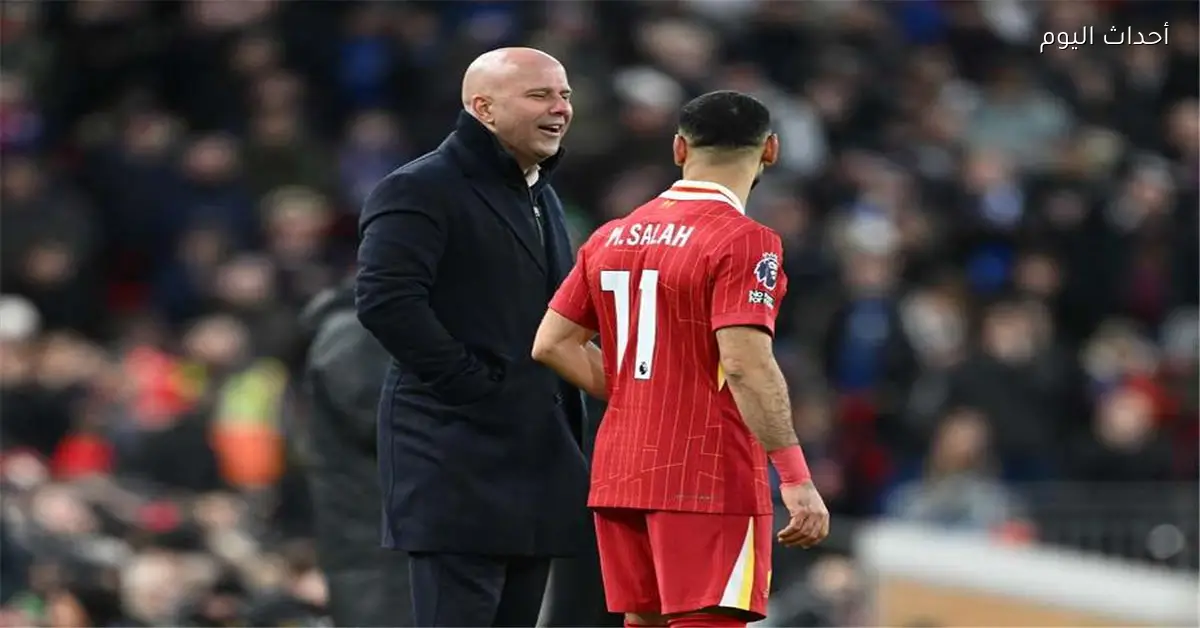 سلوت يطالب بالتركيز على توتنهام بدلًا من محمد صلاح