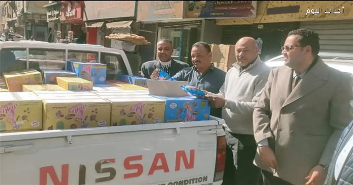 ضبط 1200 كيس سناكس مجهول المصدر في الأقصر