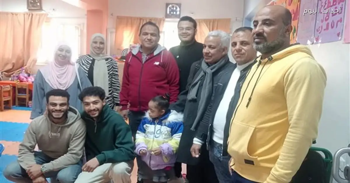 طلاب بني سويف يقومون بزيارة ميدانية لدار الأيتام