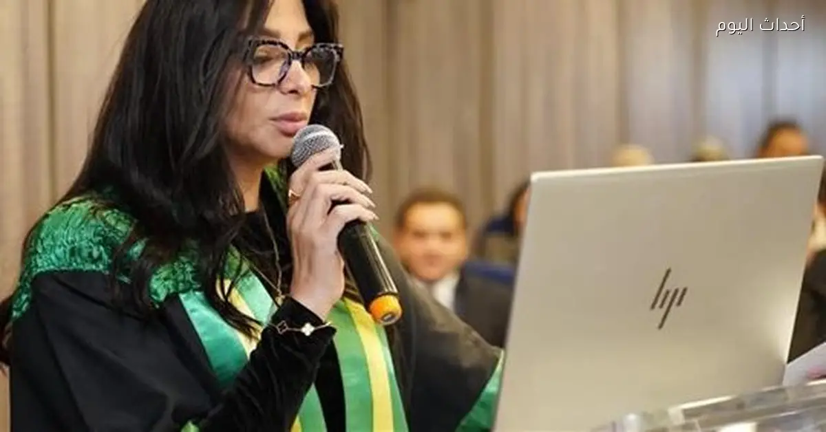 مناقشة رسالة ماجستير للمستشارة مروة هشام بركات في جامعة عين شمس