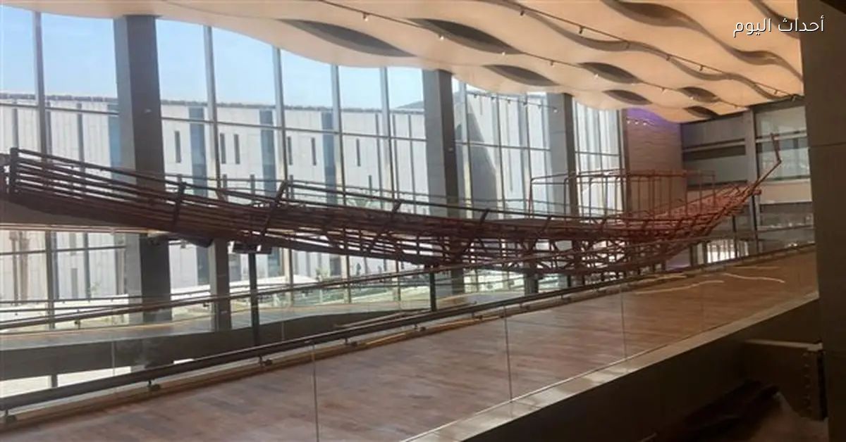 نقل ألواح مركب خوفو الثانية لعرضها في المتحف الكبير