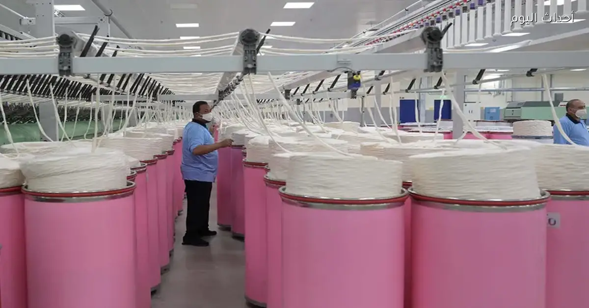 نمو صادرات القابضة للغزل 221% لتصل إلى 2.3 مليار جنيه