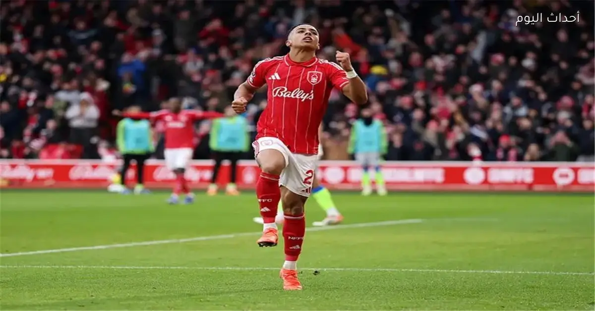 هاتشينسون يفتتح التسجيل لنوتينجهام فورست في شباك مانشستر سيتي