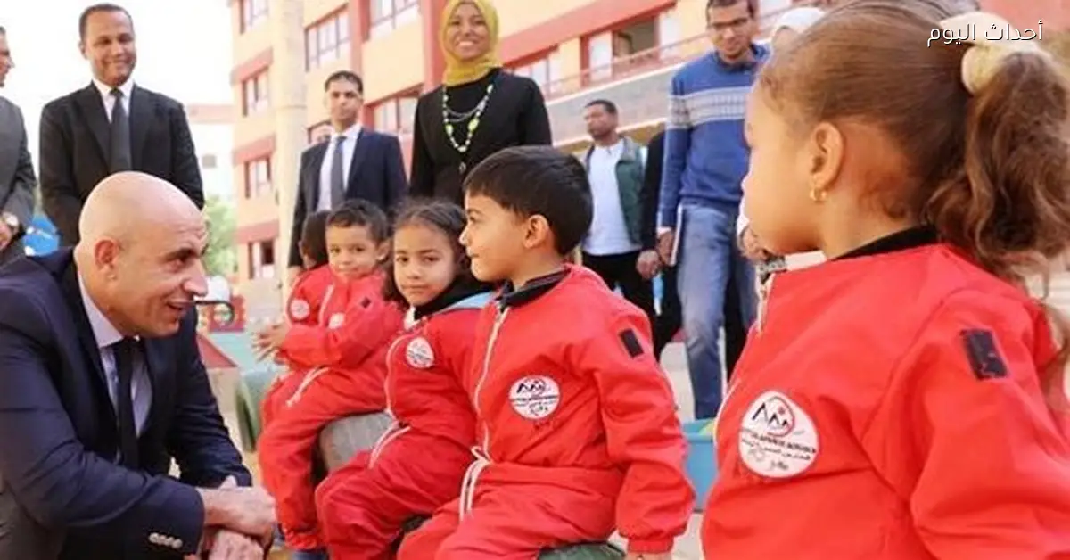 وزير التعليم ومحافظ أسوان يفتتحوا مشروع تطوير مدرسة أحمد أبا زيد في أسوان