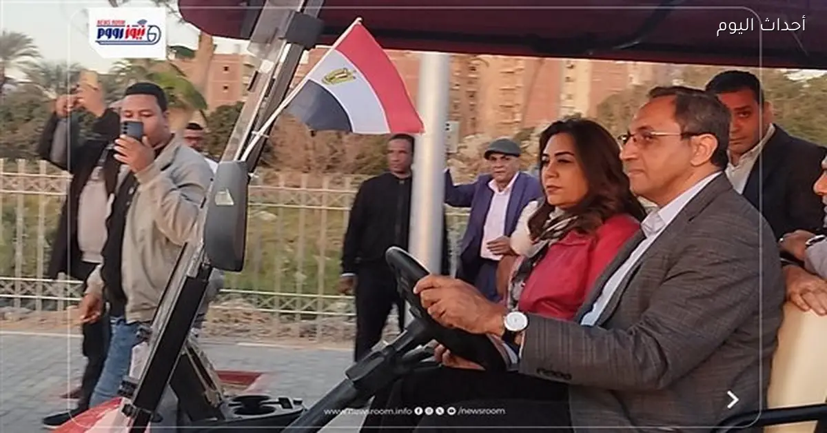 وزيرة التنمية المحلية ومحافظ قنا يزوران مشروع تطوير كورنيش النيل