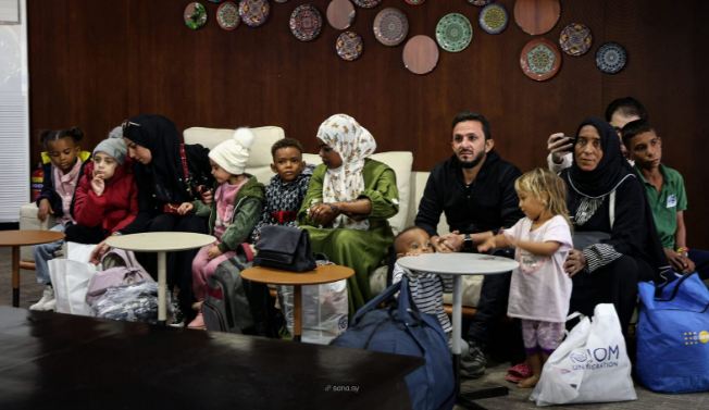 سوريون عائدون من السودان، أحداث اليوم 