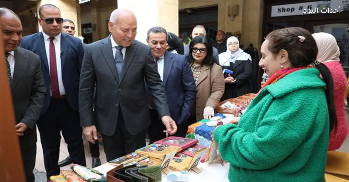 افتتاح معرض للحرف التراثية واليدوية في سوق الفسطاط