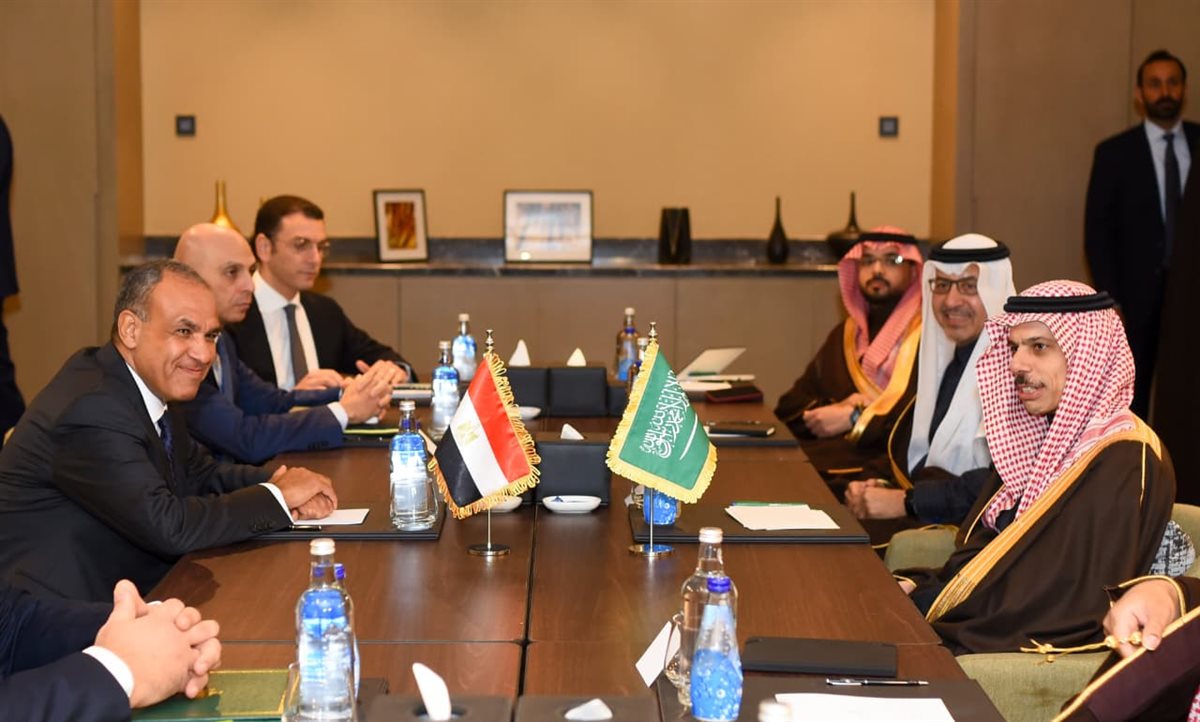 المباحثات الثنائية بين وزير الخارجية ونظيره السعودي