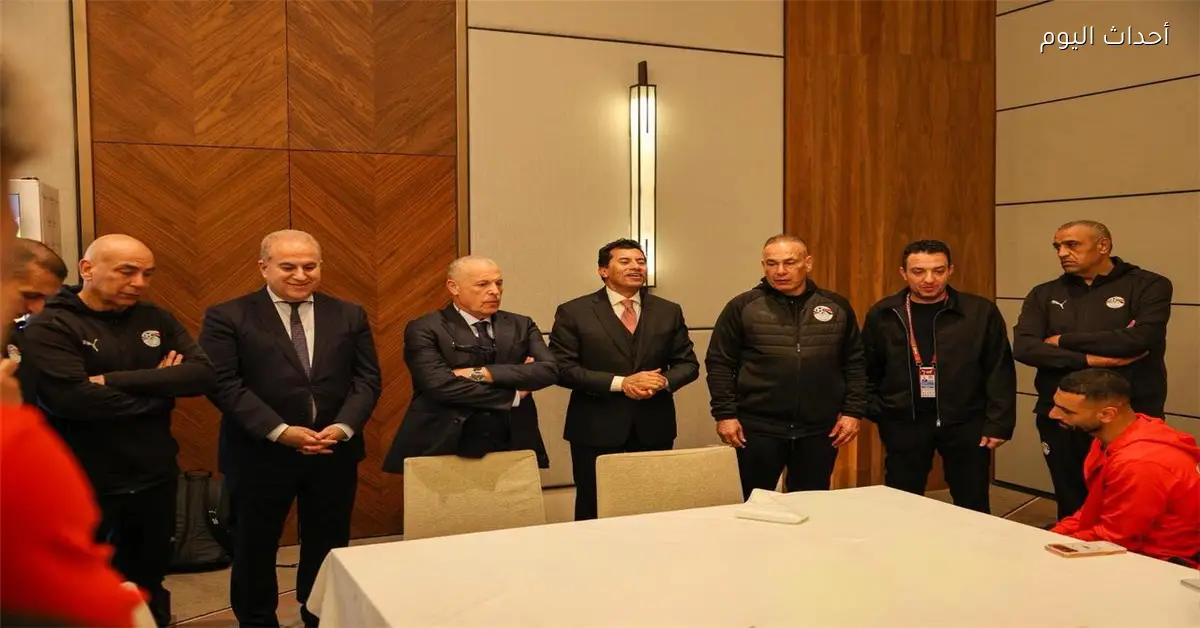 أشرف صبحي وهاني أبو ريدة يهنئان منتخب مصر بالتأهل لدور الـ8 في أمم إفريقيا