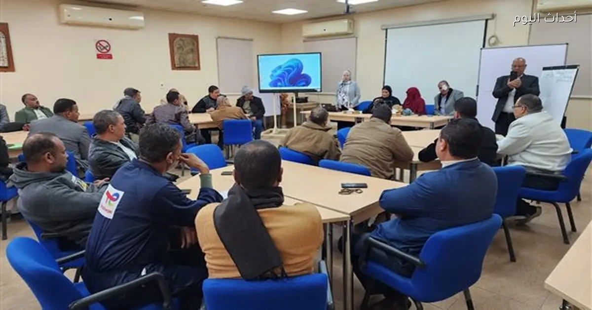 ندوة توعوية عن السلامة بشركة مياه الشرب بقنا