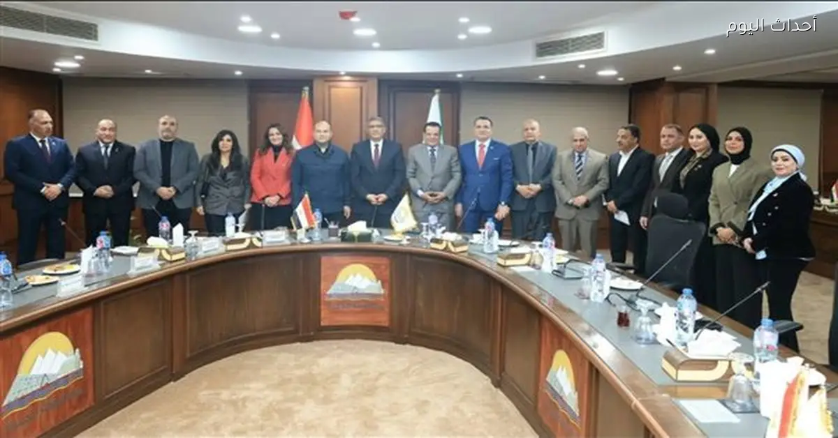 محافظ الجيزة يبحث مع نواب “حماة الوطن” تعزيز الخدمات للمواطنين