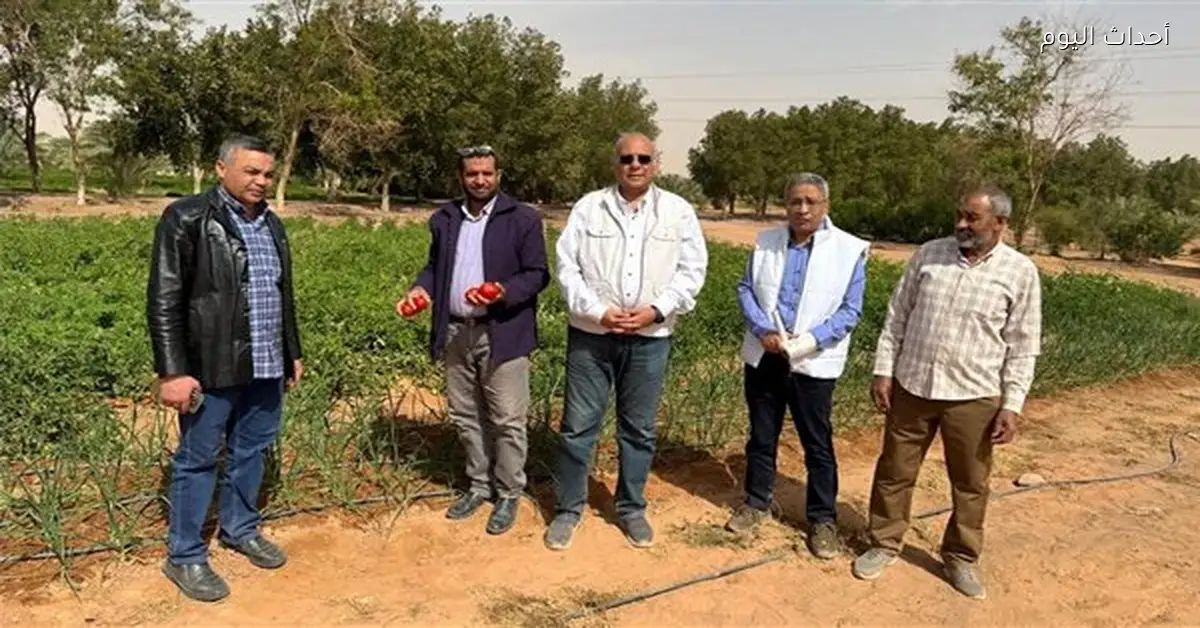 تفقد الأنشطة البحثية بمحطة بحوث الصحراء في توشكى