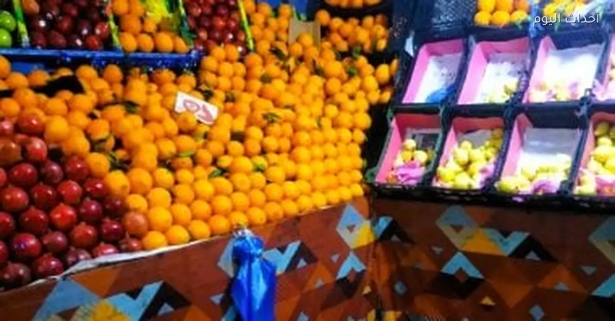 أسعار الخضار والفاكهة اليوم الثلاثاء 6 يناير 2026 في المجمعات