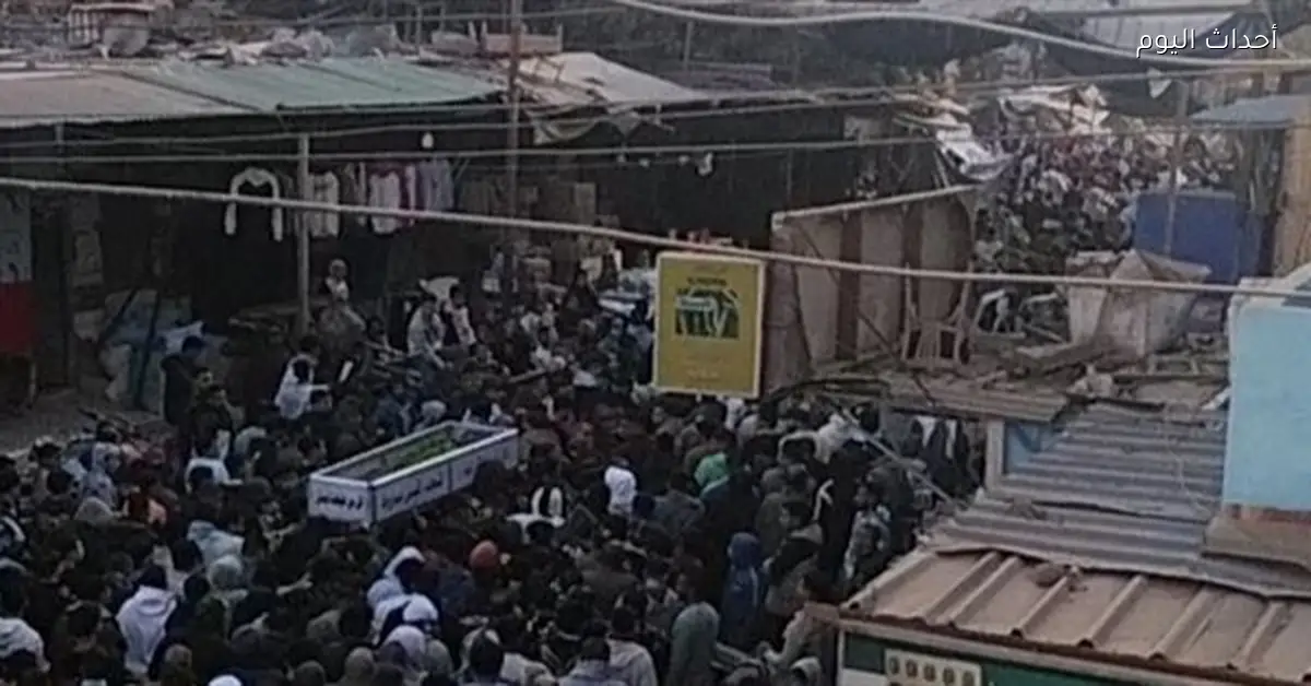 أهالي باروط ببني سويف يودعون الشاب محمد مصطفى