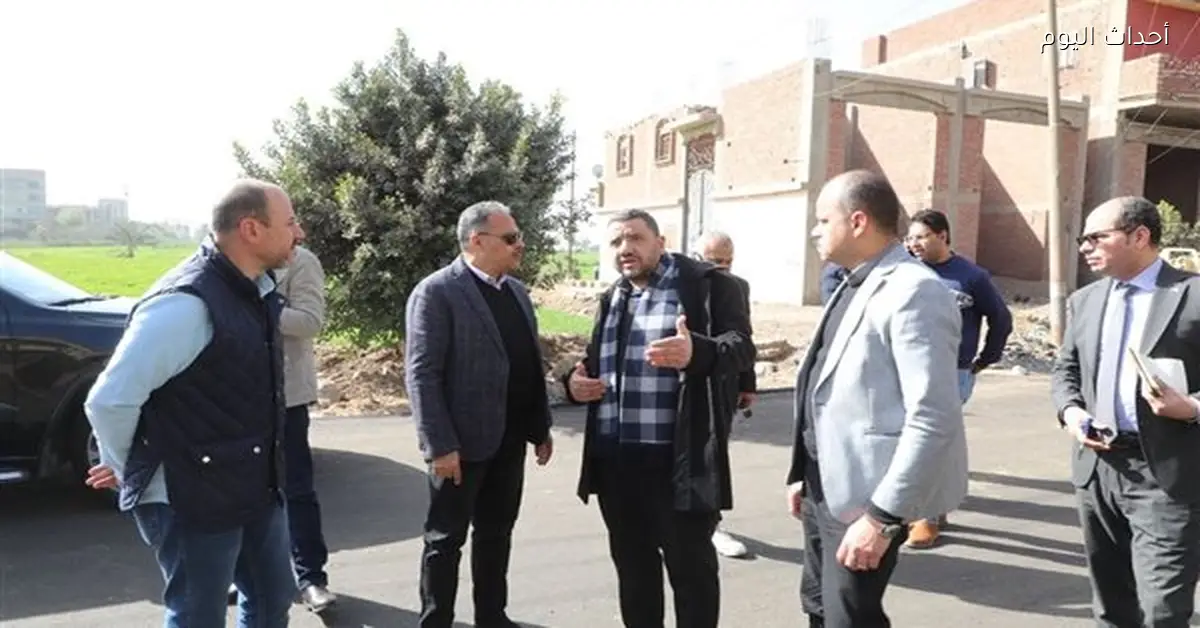 استكمال رصف وتوسعة طريق وصلة العدوة بالشرقية