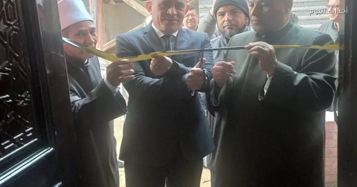 افتتاح مساجد التقوى والروضة في بني سويف بتكلفة 6.7 مليون جنيه