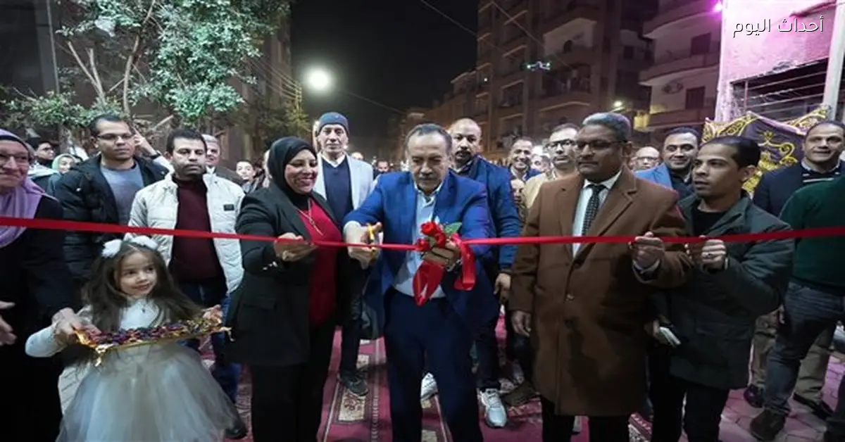 افتتاح مشروع تطوير حي حسام كيلاني في ديروط بأسيوط