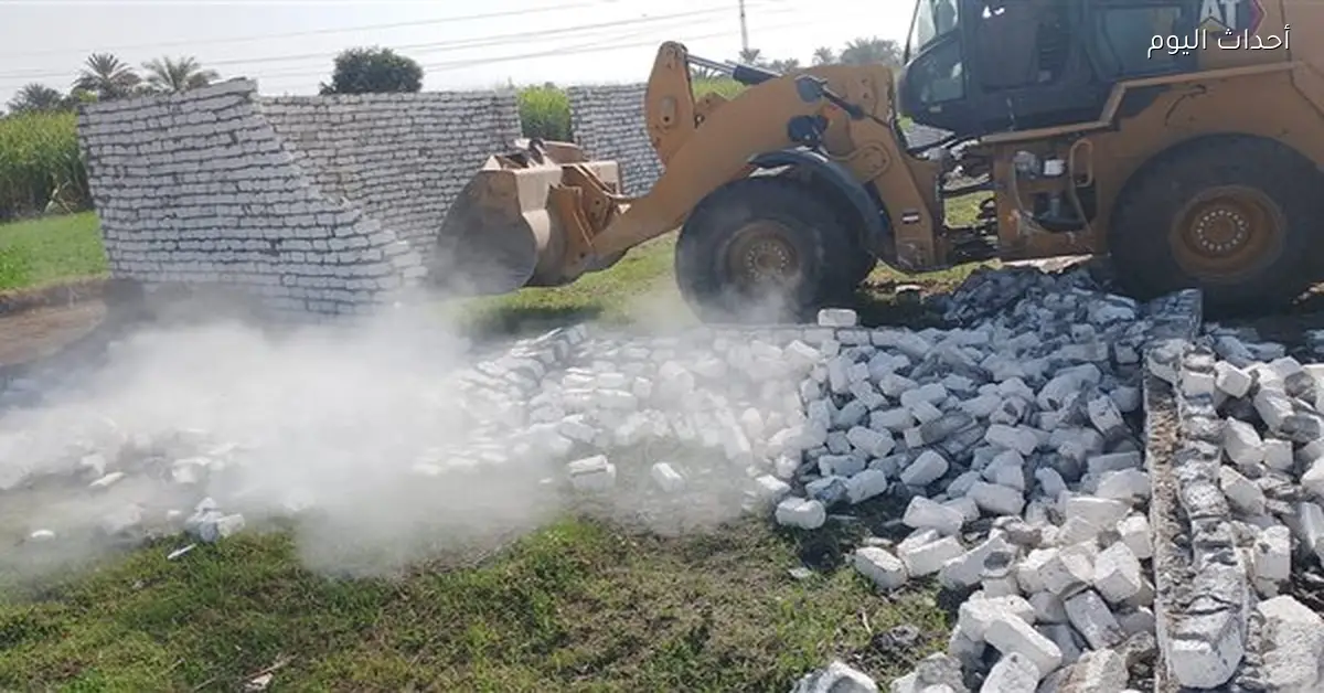 الزراعة تتخلص من 287 حالة تعدي على الأراضي الزراعية