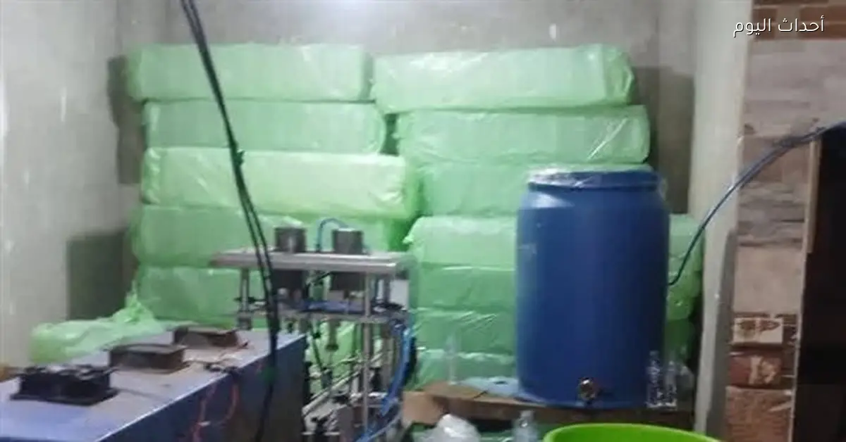 القبض على صاحب مصنع مياه معدنية مغشوشة في الجيزة