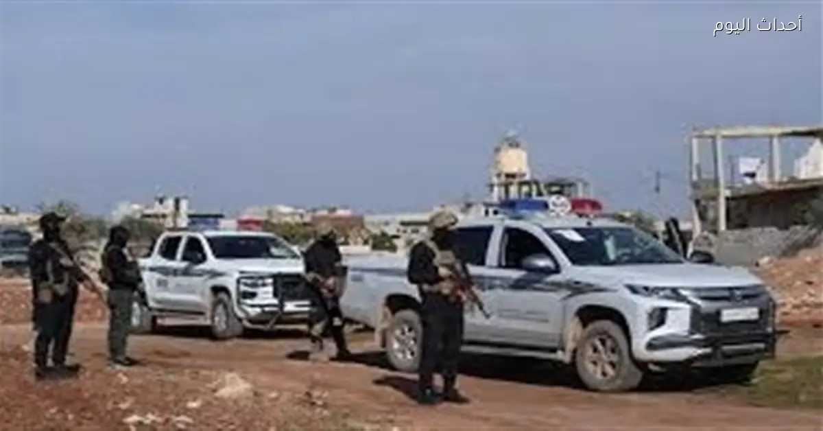 انتشار قوى الأمن الداخلي في حي الأشرفية بحلب