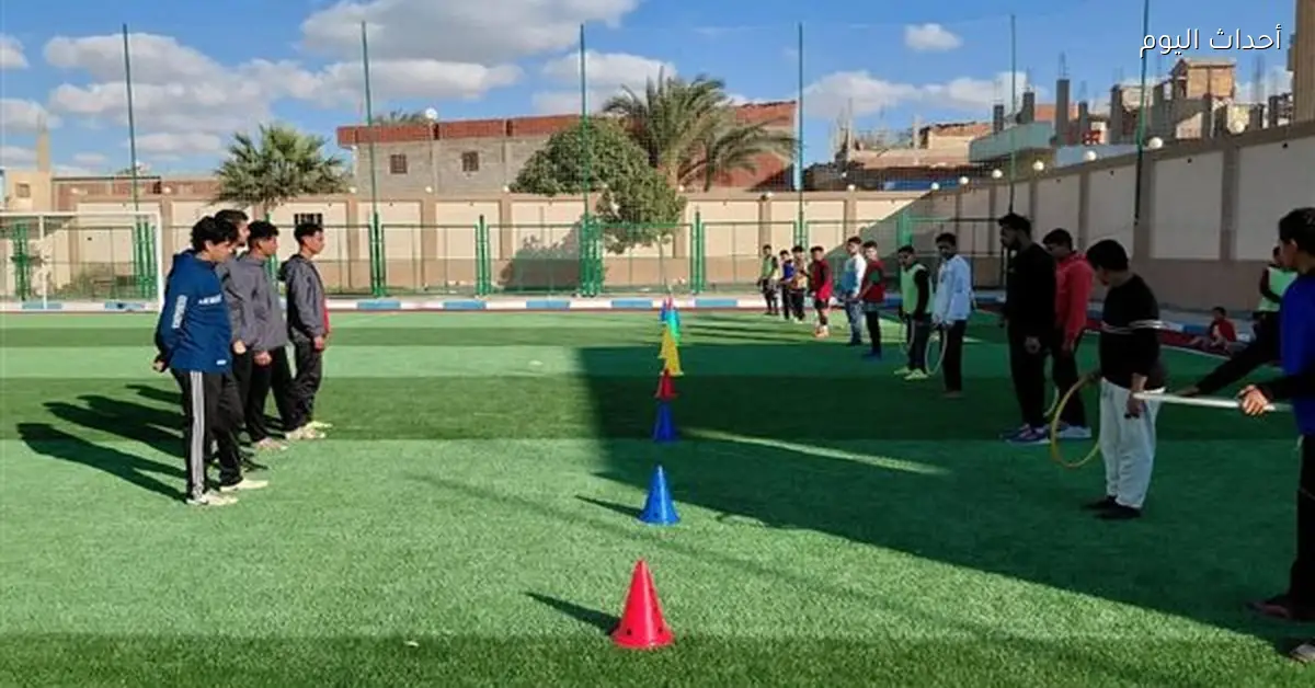 انطلاق مشروع اللياقة البدنية في مركز شباب كبريت بالسويس
