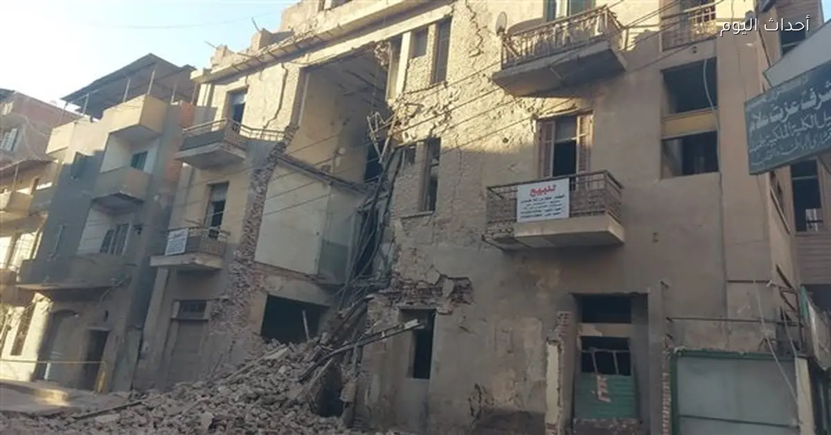 انهيار سور منزل في نجع حمادي يصيب سيدة وابنتها