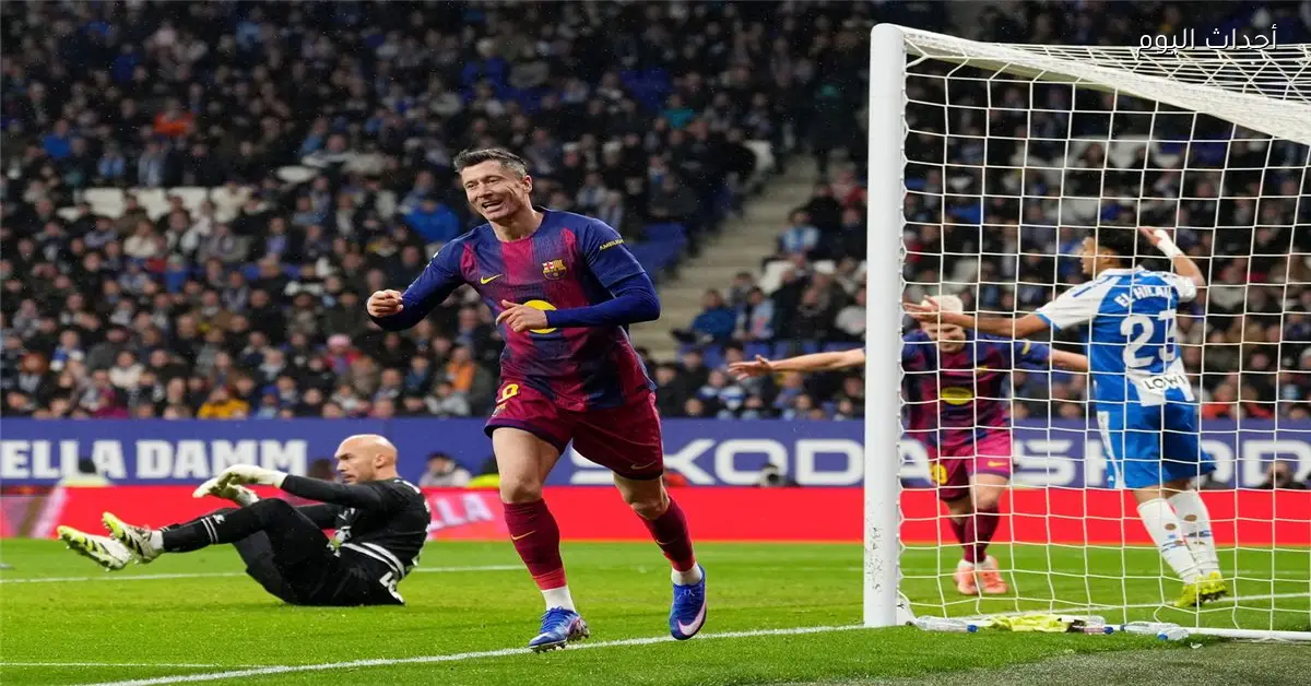 برشلونة يدرس صفقة لخلافة ليفاندوفسكي الصيف المقبل