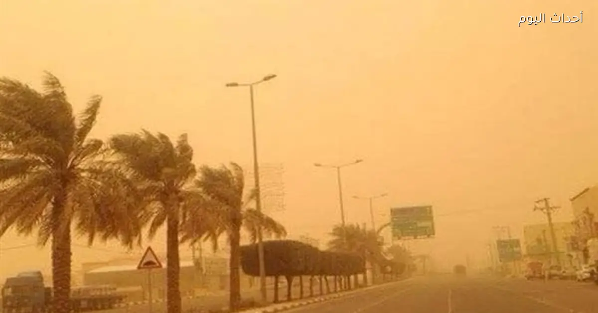 تحذير من الأرصاد لنشاط رياح مثيرة للرمال الخميس 29 يناير
