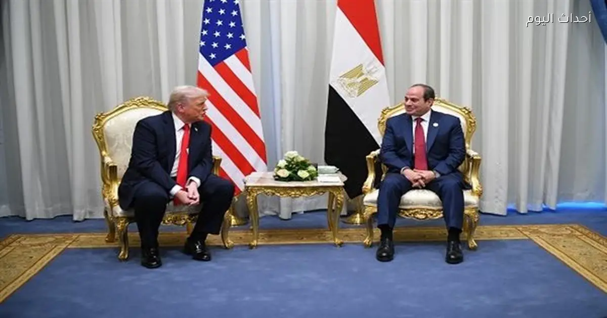 ترامب يشكر السيسي على موقفه من غزة ويعرض الوساطة في أزمة سد النهضة