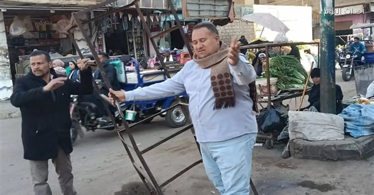 تكثيف حملات رفع الإشغالات في منفلوط بأسيوط