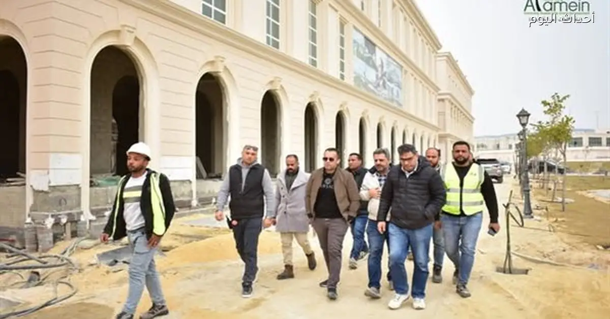 جولة تفقدية في العلمين الجديدة لمشروعات البنية التحتية