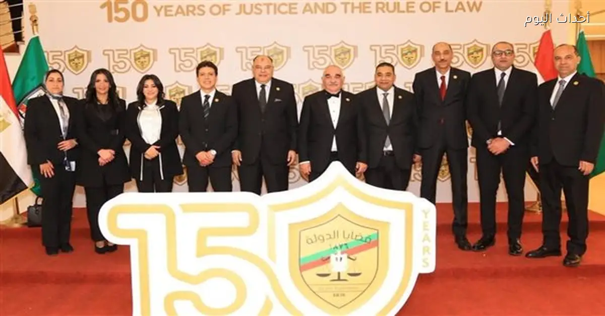 صورة تجمع حماة الدولة وقائدها في احتفالية اليوبيل 150