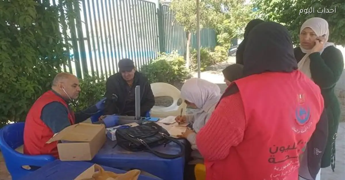 قوافل طبية مجانية بمركز شباب التوفيق ونادي منتخب السويس