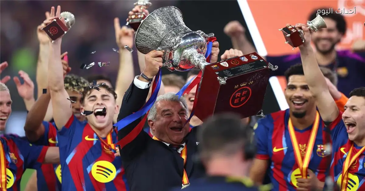 لابورتا يوضح رد فعل بيريز بعد فوز برشلونة على ريال مدريد