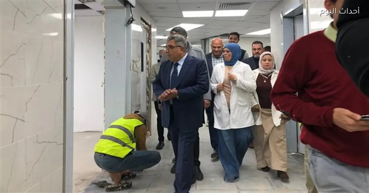 محافظ الدقهلية يزور مستشفى التأمين الصحي بسندوب