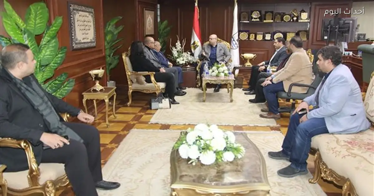 محافظ بني سويف يتعاون مع نقابة المهندسين لدعم المشروعات التنموية