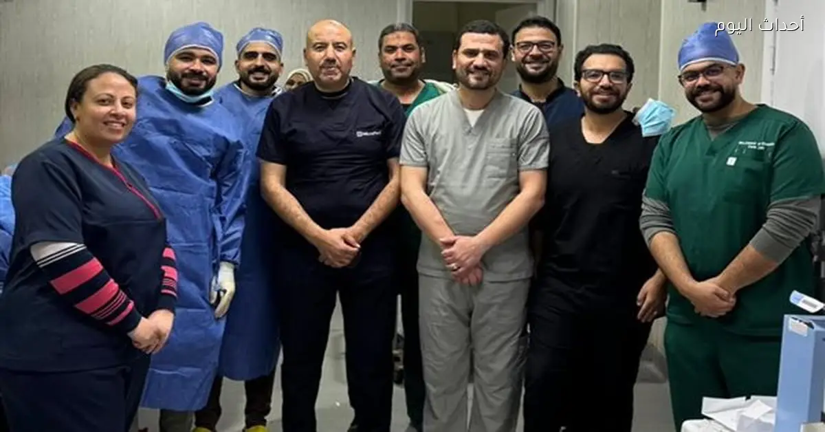 محافظ بني سويف يثني على فريق التأمين الصحي لنجاحهم في عملية قسطرة بالونية