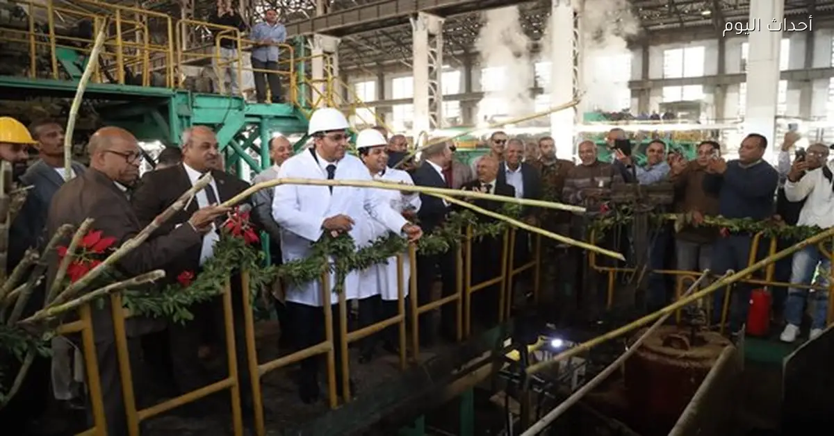محافظ قنا يطلق موسم عصير القصب 2026 بمصنع سكر قوص