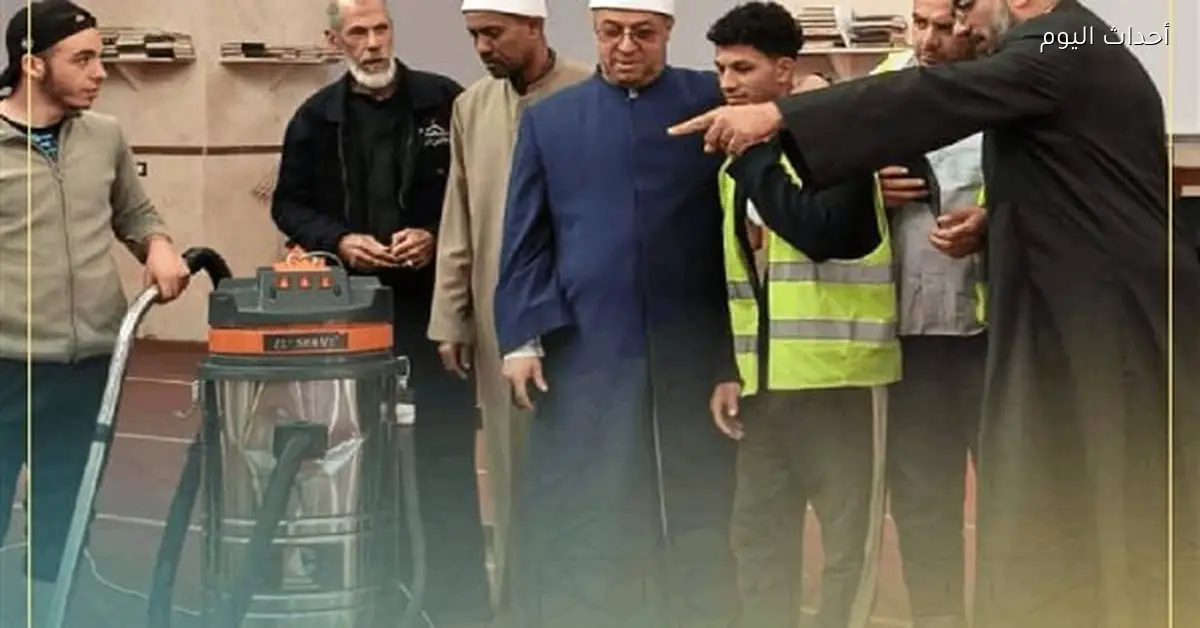 مدير أوقاف السويس يقود حملة لمتابعة نظافة المساجد قبل رمضان