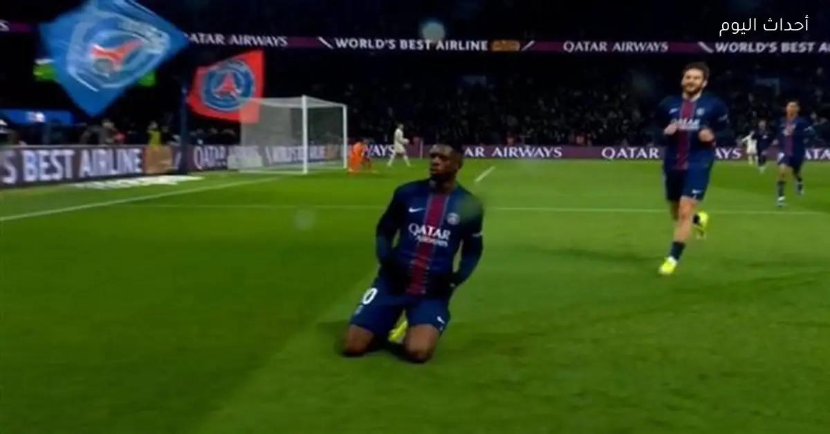 ملخص وأهداف الشوط الأول من مباراة باريس سان جيرمان وليل في الدوري الفرنسي