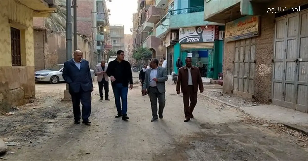 نائب محافظ الدقهلية يتفقد إنشاء وحدة مرور ميت غمر