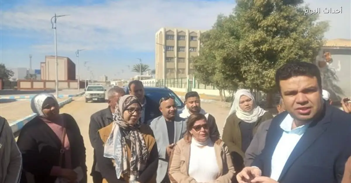 نائب محافظ السويس يتفقد تطوير مدينة السادات ويوجه بتصحيح الملاحظات