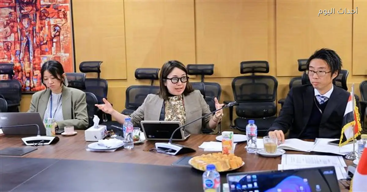 نائبة وزيرة التضامن الاجتماعي تلتقي “جايكا” اليابانية